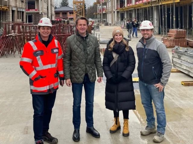 Richtfest Alte Stadtgrenze Klagenfurt und Vita Verde Villach
